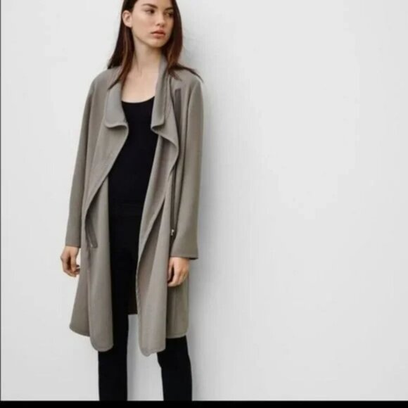 Aritzia Babaton Cormac Lightweight Trench Coat Taupe Size XS - Picture 2 of 8
